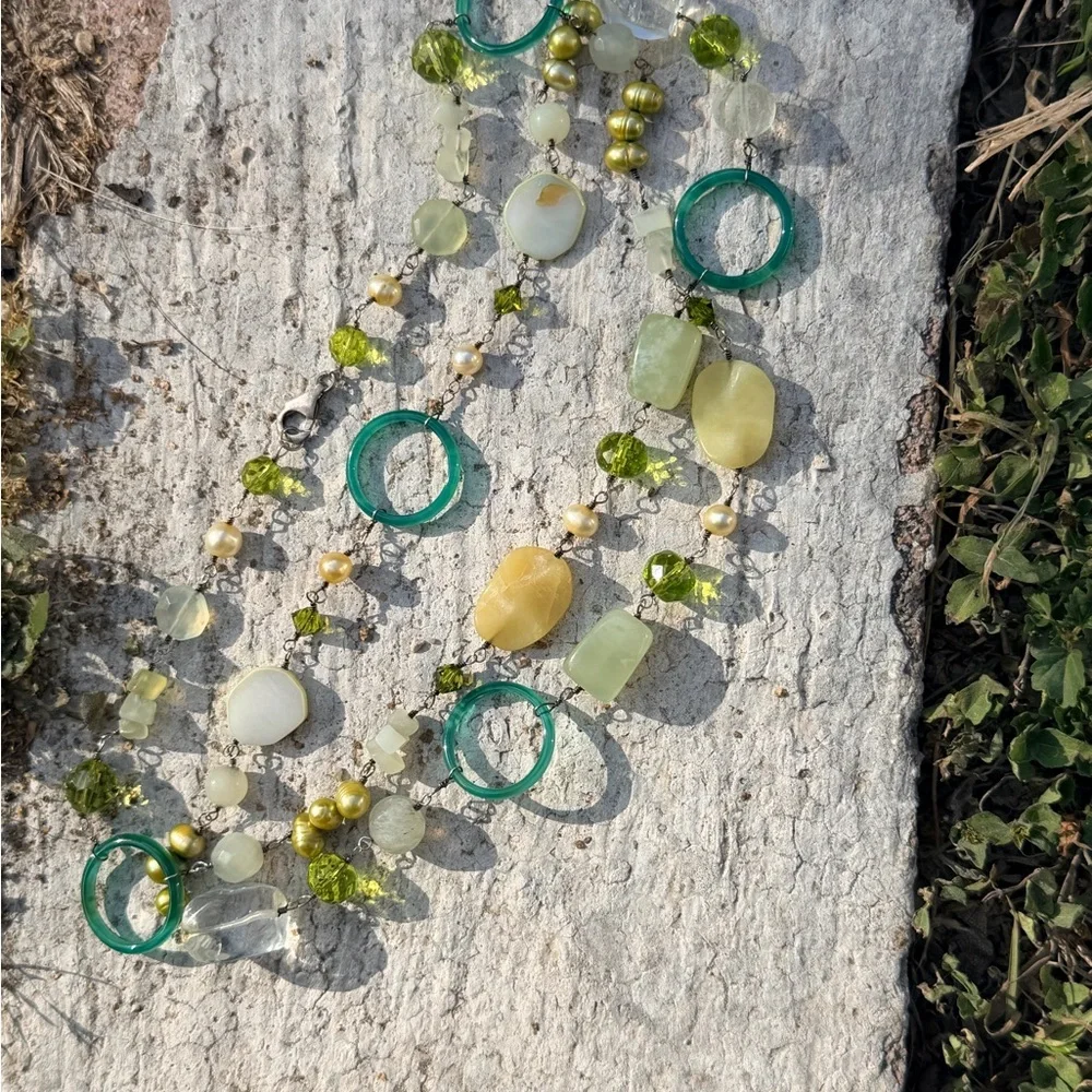 Vintage long beaded